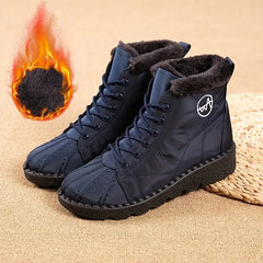 Damskie ciepłe śniegowce z podszewką z pluszu