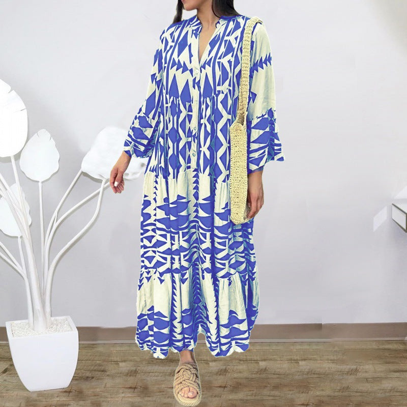 🌹Nowa elegancka koszula z nadrukiem w stylu boho