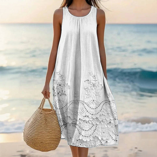 Elegancka Kwiatowa Sukienka Do Nadruku