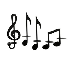 Czarny kinkiet Music Note