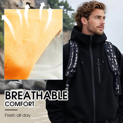 [S-3XL]🍁Wodoodporna kurtka sportowa z kapturem do użytku na zewnątrz