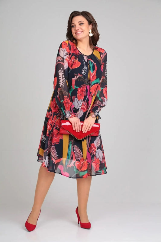✈️✈️[S-5XL]Nowa modna sukienka w kwiaty
