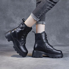 Damskie wygodne skórzane buty ortopedyczne