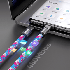 🔥Kabel ładujący od C do C o mocy 240 W i bransoletką do noszenia