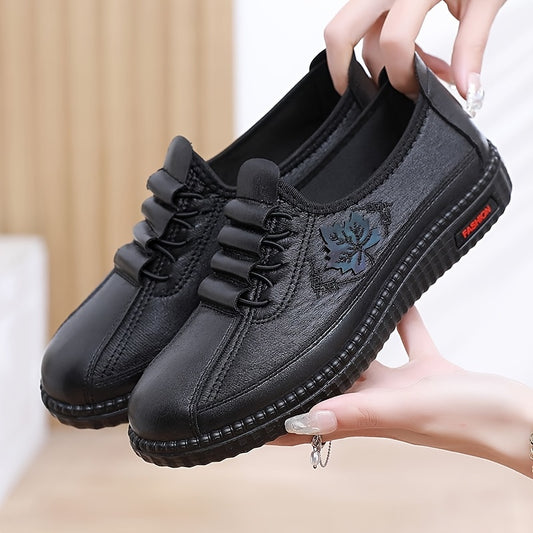 🔥Promocja Ostatniego Dnia 50% ZNIŻKI - Damskie wygodne, ręcznie robione skórzane buty ortopedyczne z miękką podeszwą