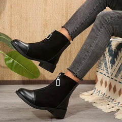 Damskie krótkie buty z ozdobami ze strasu