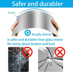 Lustro, które się nie stłucze - samoprzylepne folie lustrzane🥰❤️