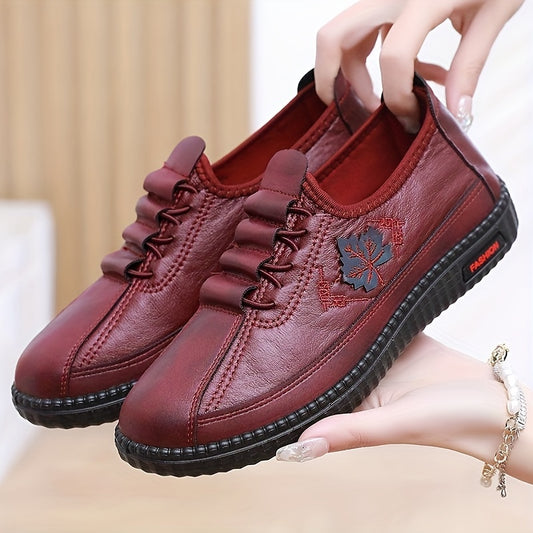 🔥Promocja Ostatniego Dnia 50% ZNIŻKI - Damskie wygodne, ręcznie robione skórzane buty ortopedyczne z miękką podeszwą