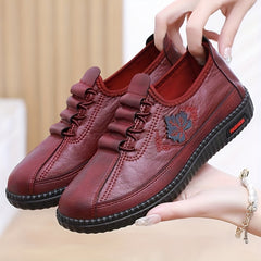 🔥Promocja Ostatniego Dnia 50% ZNIŻKI - Damskie wygodne, ręcznie robione skórzane buty ortopedyczne z miękką podeszwą