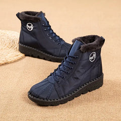 Damskie ciepłe śniegowce z podszewką z pluszu