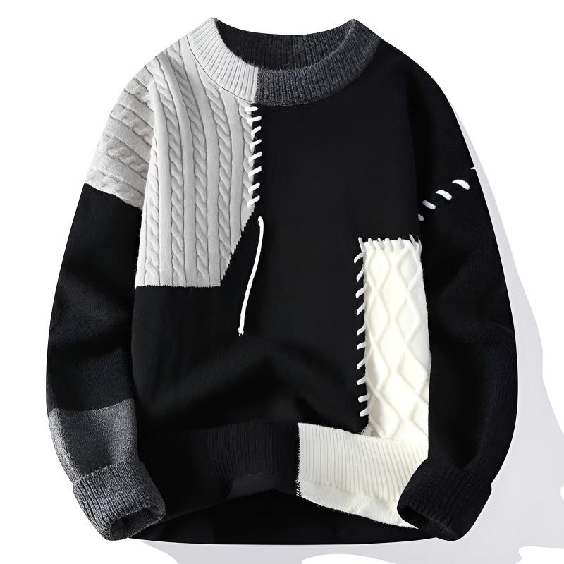 Modny sweter z dzianiny dla mężczyzn