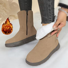 Damskie botki na grubej platformie