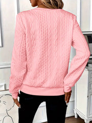 Elegancki stylowy sweter z dzianiny