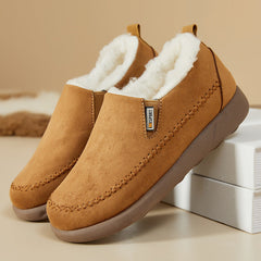 [35-41]Nowe zimowe damskie aksamitne buty śniegowe z grubą podeszwą i wykończeniem antypoślizgowym