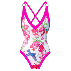 Nowy retro jednoczęściowy strój kąpielowy seksowne bikini strój kąpielowy damski bikini