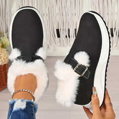 Damskie wodoodporne pluszowe zimowe buty śnieżne