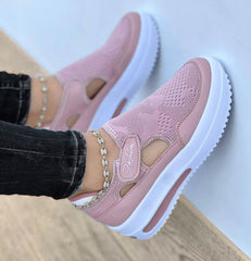 Nowe trampki kobiety swobodne oddychające buty sportowe