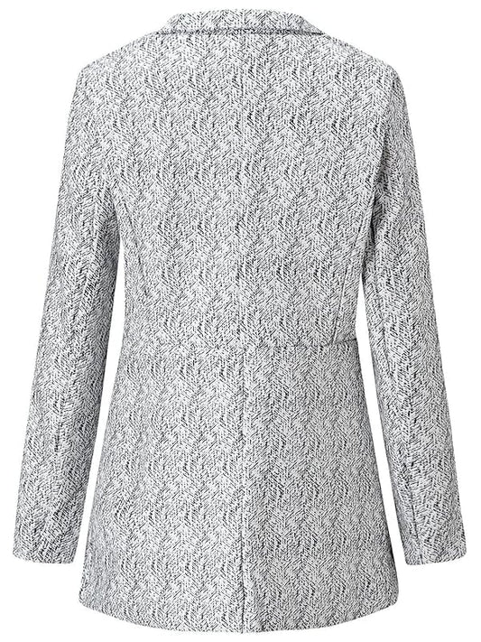 🍂 Autumn gorąca wyprzedaż 49% zniżki 🎉 solidne kieszonkowe kieszonki z długim rękawem otwartym przednim płaszczem przedniego