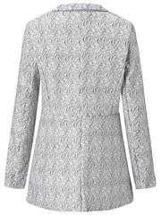 🍂 Autumn gorąca wyprzedaż 49% zniżki 🎉 solidne kieszonkowe kieszonki z długim rękawem otwartym przednim płaszczem przedniego