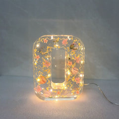 🌸Handmade Floral Resin Night Light