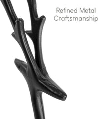 🎅Bestsellery świąteczne🦌Czarne figurki reniferów, ozdoby świąteczne