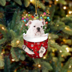 🐶 (2 szt.) Urocza świąteczna ozdoba w kształcie psa w skarpetce🎄