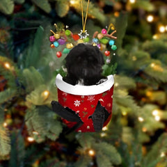 🐶 (2 szt.) Urocza świąteczna ozdoba w kształcie psa w skarpetce🎄