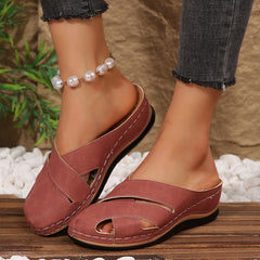 🔥 Święty dzień 60% zniżki - Sandały na okrągłym palcach dla kobiet