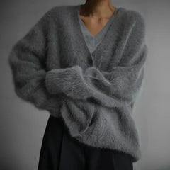 Elegancki sweter oversize z kaszmiru