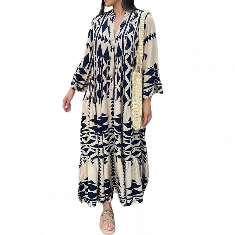 🌹Nowa elegancka koszula z nadrukiem w stylu boho