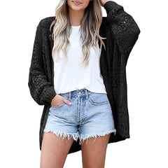 💖Kardiganowy sweter z długim rękawem