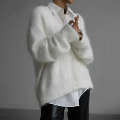 Elegancki sweter oversize z kaszmiru
