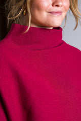 SWEATER ZEN RIB DOLMAN (CABERNET)