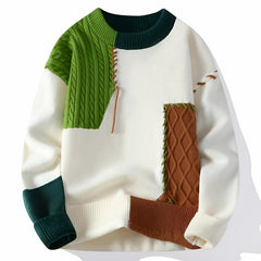 Modny sweter z dzianiny dla mężczyzn