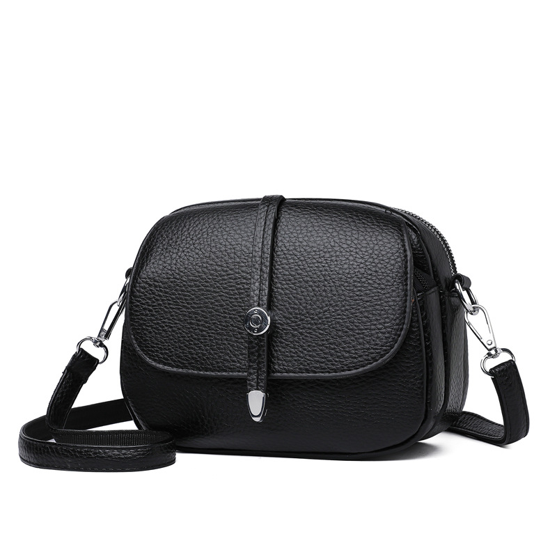 Damska lekka torba crossbody w jednolitym kolorze