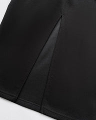 Sukienka imprezowa z prześwitującej siateczki z tyłu i zapięciem na suwak