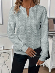 Elegancki stylowy sweter z dzianiny
