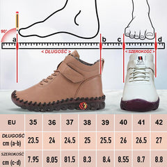 Damskie Aksamitne Buty Za Kostkę