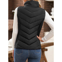 💖 Hot SPRZEDAŻ 50% zniżki ✨️Womens Bez rękawów Zip Up Puffer Vest 💗-Cozy bez objętości