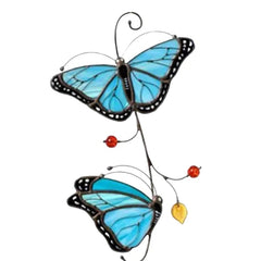 Witraż Monarch Butterfly Wystrój okna ze szkła