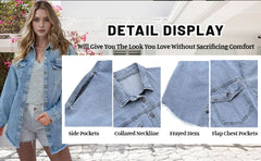 ⏳ SPécial z ograniczonym czasem trwania ⏰vete w rozdartych dżinsach do surowych krawędzi dla kobiet