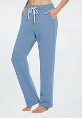 Luźne bawełniane spodnie dresowe jogi