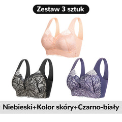 ✨Kup jeden, drugi dostaniesz gratis💟Koronkowy biustonosz plus size