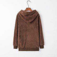 🍂Promocje na wczesną jesień🍂 Modna, ciepła, luźna bluza z kapturem