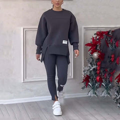 Damski zestaw casualowa bluza i legginsy