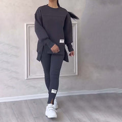 Damski zestaw casualowa bluza i legginsy