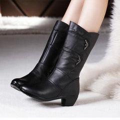 Modne, codzienne, czarne buty ze skóry PU dla kobiet