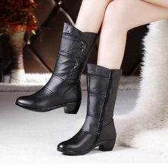 Modne, codzienne, czarne buty ze skóry PU dla kobiet