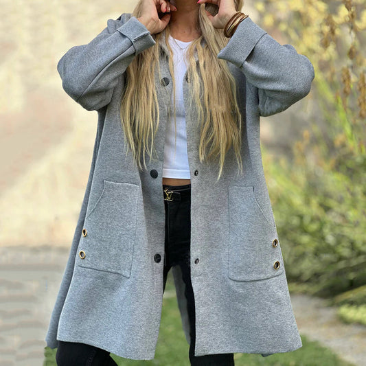 ✨Zdobądź 50% rabatu💖 Elegancki damski płaszcz z kapturem