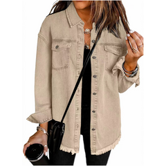 ⏳ SPécial z ograniczonym czasem trwania ⏰vete w rozdartych dżinsach do surowych krawędzi dla kobiet